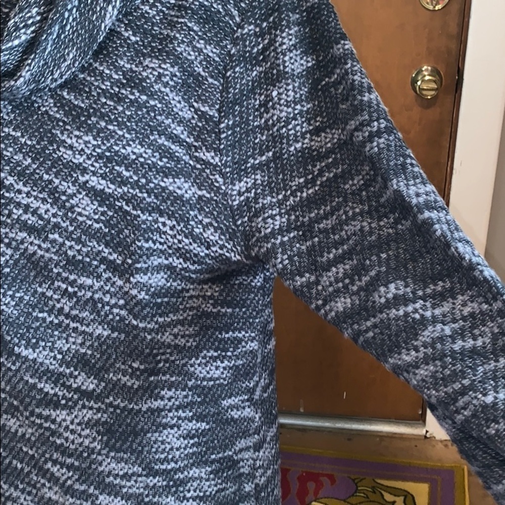 LOFT shades of gray cowl neck sweater dress - Picture 3 of 5
